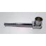 Brass pipe chrome finish, heavy, 5"